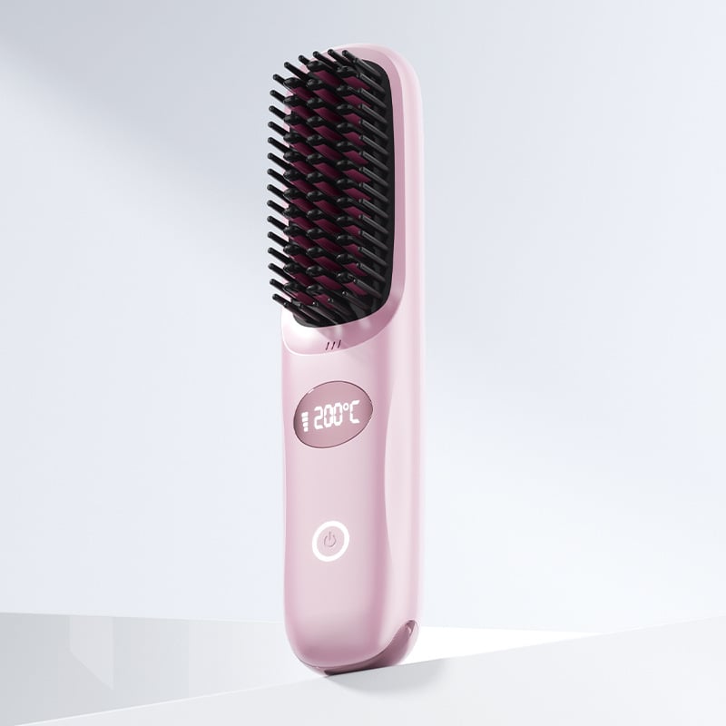 💖NUR NOCH 49 % RABATT💖 2-in-1-Haarglätter und kabelloser Haarglätter mit LED-Anzeige