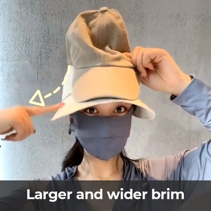 🧢 55% Rabatt! UPF 50+ Damen Sonnenhut mit Belüftung | Verstellbar, Einheitsgröße | Verbreiterte Krempe | Outdoor-Hut für Wandern & Reisen