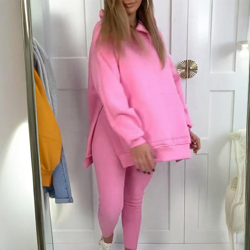 🔥Gegen-Saison-Schlussverkauf: 50 %! ⏰🏷️Stilvolles Hoodie- und Hosenset für Damen