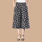 (🎁Hot Sale 2024 für das neue Jahr🎁-49 % RABATT) Damen Culottes aus Chiffon mit weitem Bein und hoher elastischer Taille