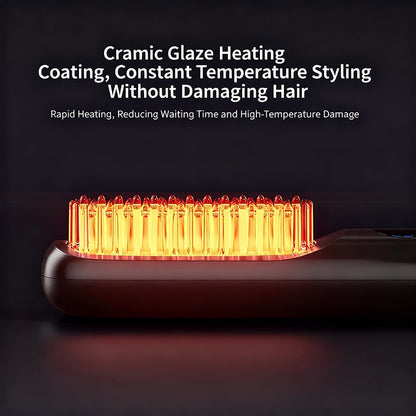 💖NUR NOCH 49 % RABATT💖 2-in-1-Haarglätter und kabelloser Haarglätter mit LED-Anzeige