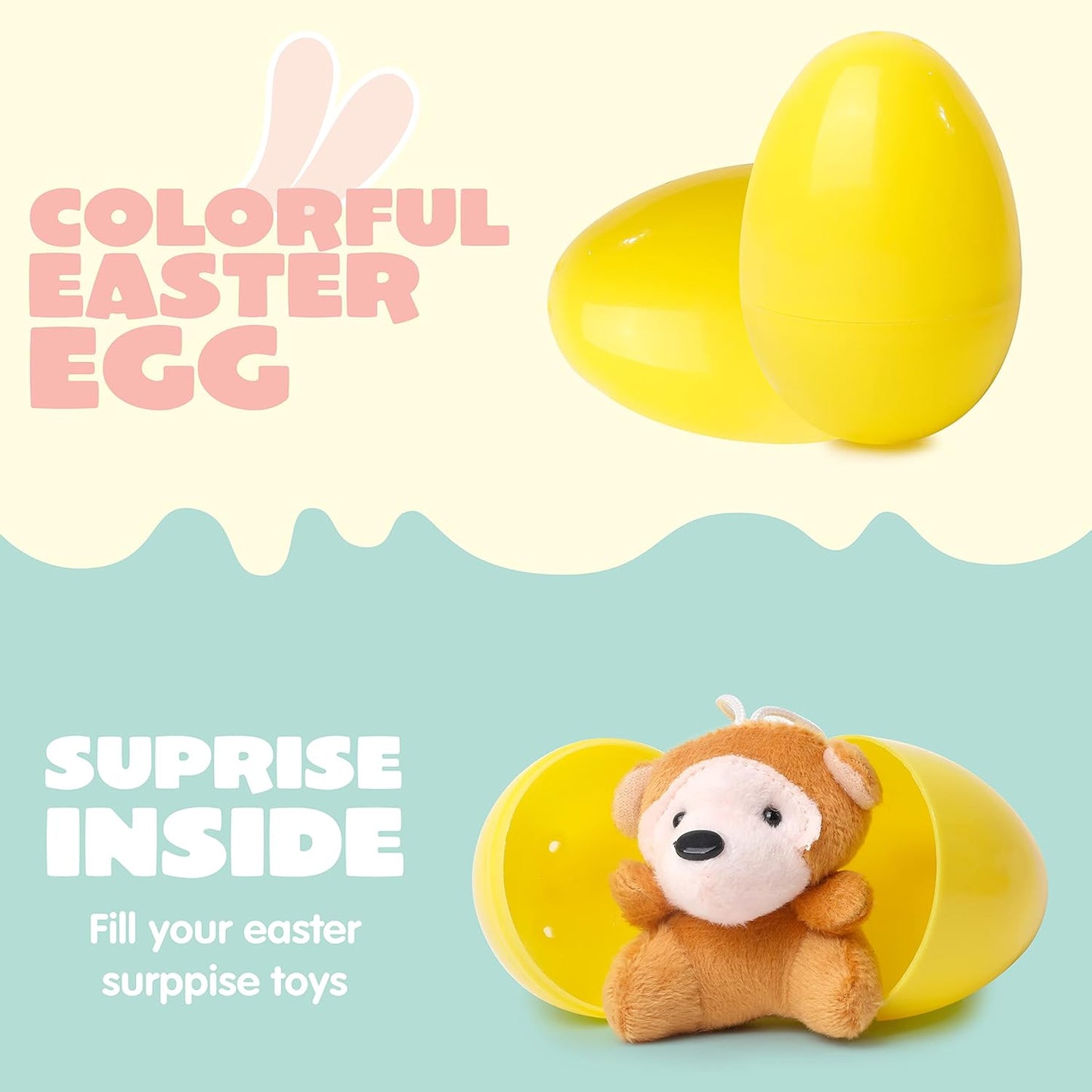 💎 50% RABATT! 💎 Tierischer Schlüsselanhänger im Ei – 12/24/36 Mini-Plüschtiere in bunten Ostereiern, ohne Süßigkeiten 🐣🐰