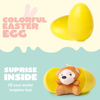 💎 50% RABATT! 💎 Tierischer Schlüsselanhänger im Ei – 12/24/36 Mini-Plüschtiere in bunten Ostereiern, ohne Süßigkeiten 🐣🐰