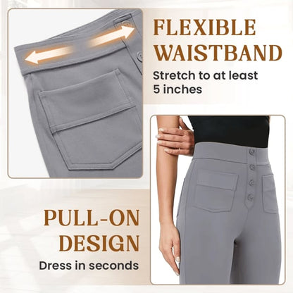 🔥Letzter Tag 50% RABATT🔥2026 NEUE Damen Casual High Waist Stretch Hose