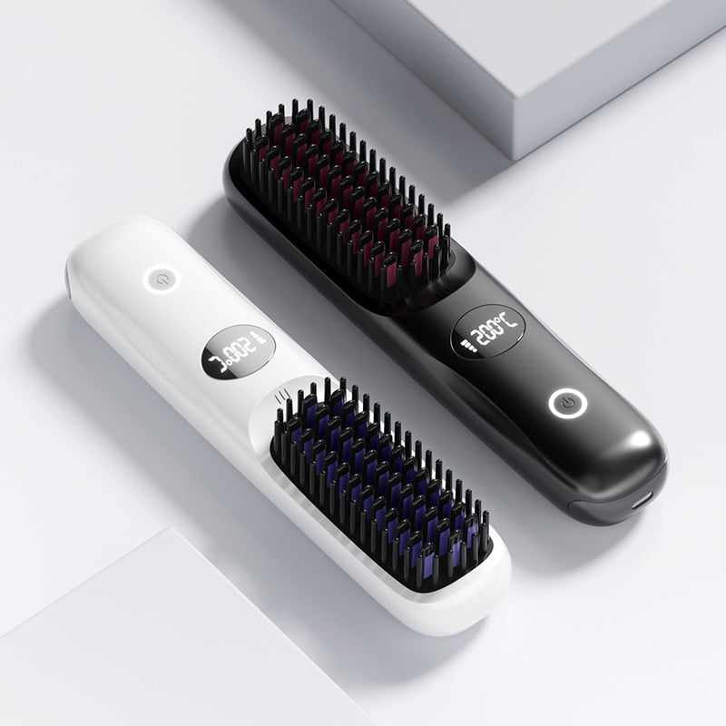 💖NUR NOCH 49 % RABATT💖 2-in-1-Haarglätter und kabelloser Haarglätter mit LED-Anzeige