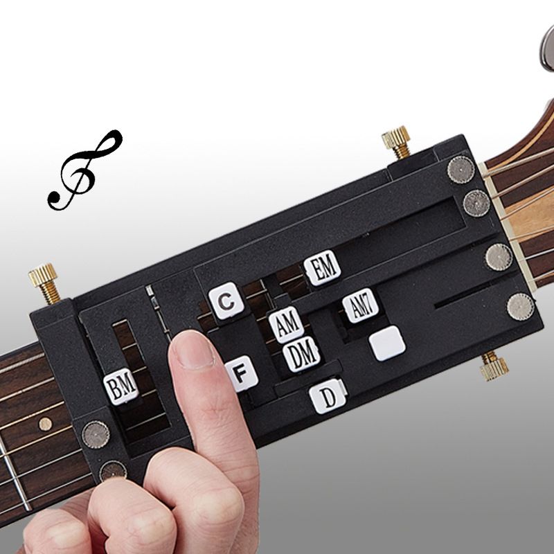 🖤Black Friday-Highlight!✨ Gitarren-Akkordhilfe mit nur einem Tastendruck – Sofortige Akkorde, anfängerfreundlich und portabel (Müheloses Gitarrenspiel für jedes Niveau!)