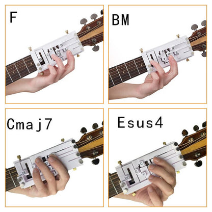 🖤Black Friday-Highlight!✨ Gitarren-Akkordhilfe mit nur einem Tastendruck – Sofortige Akkorde, anfängerfreundlich und portabel (Müheloses Gitarrenspiel für jedes Niveau!)
