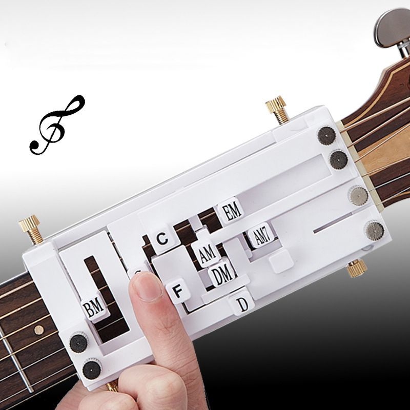 🖤Black Friday-Highlight!✨ Gitarren-Akkordhilfe mit nur einem Tastendruck – Sofortige Akkorde, anfängerfreundlich und portabel (Müheloses Gitarrenspiel für jedes Niveau!)