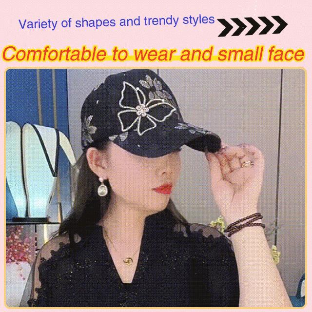 🧢 59% RABATT! 🦋 Mesh-Diamant-Schmetterling-Baseballkappe – Atmungsaktiv, Verstellbare Passform & Perfekt Für Einen Leichten, Trendigen Look ☀️