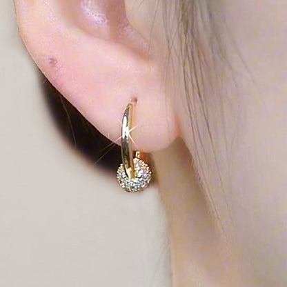 💎 Schmuck-Special: 1+1 gratis! ✨ Goldene Kugelohrringe – Elegant, verspielt & immer passend 👗🎉
