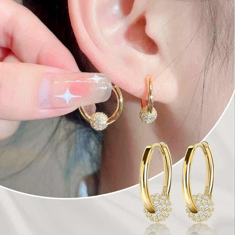 💎 Schmuck-Special: 1+1 gratis! ✨ Goldene Kugelohrringe – Elegant, verspielt & immer passend 👗🎉