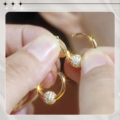 💎 Schmuck-Special: 1+1 gratis! ✨ Goldene Kugelohrringe – Elegant, verspielt & immer passend 👗🎉