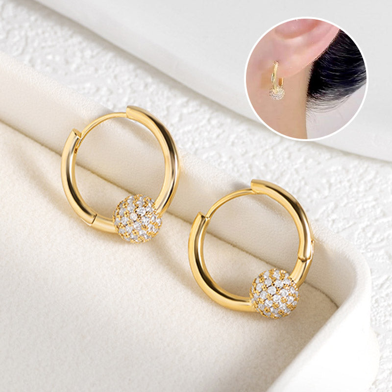 💎 Schmuck-Special: 1+1 gratis! ✨ Goldene Kugelohrringe – Elegant, verspielt & immer passend 👗🎉