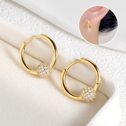 💎 Schmuck-Special: 1+1 gratis! ✨ Goldene Kugelohrringe – Elegant, verspielt & immer passend 👗🎉