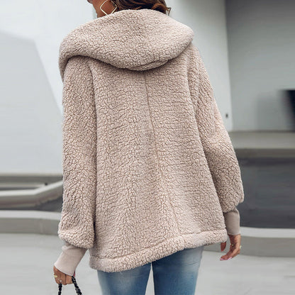 ❄️HEISSER VERKAUF❄️ Plüsch-Kapuzenjacke für Frauen