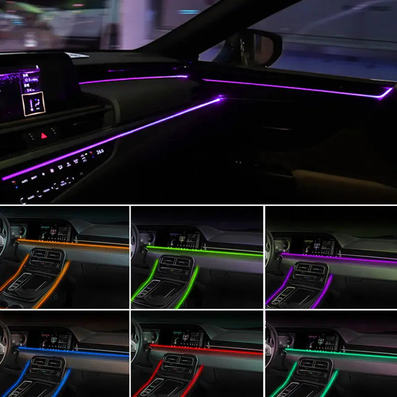 ✨56% Rabatt🎆Atmosphäre Neonstreifenlicht für Innenauto -Panel🚗