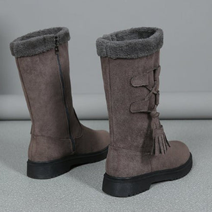 Letzte Chance: Winterschlussverkauf 🛍️✨ Warme Damenstiefel mit seitlichem Reißverschluss