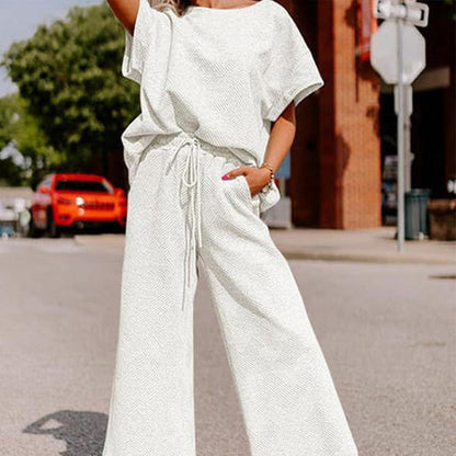 🌷Frühling/Sommer Bestseller 🍃Begrenzte Zeit 49% Rabatt💥Damen Sommer 2-teiliger Hausanzug✨