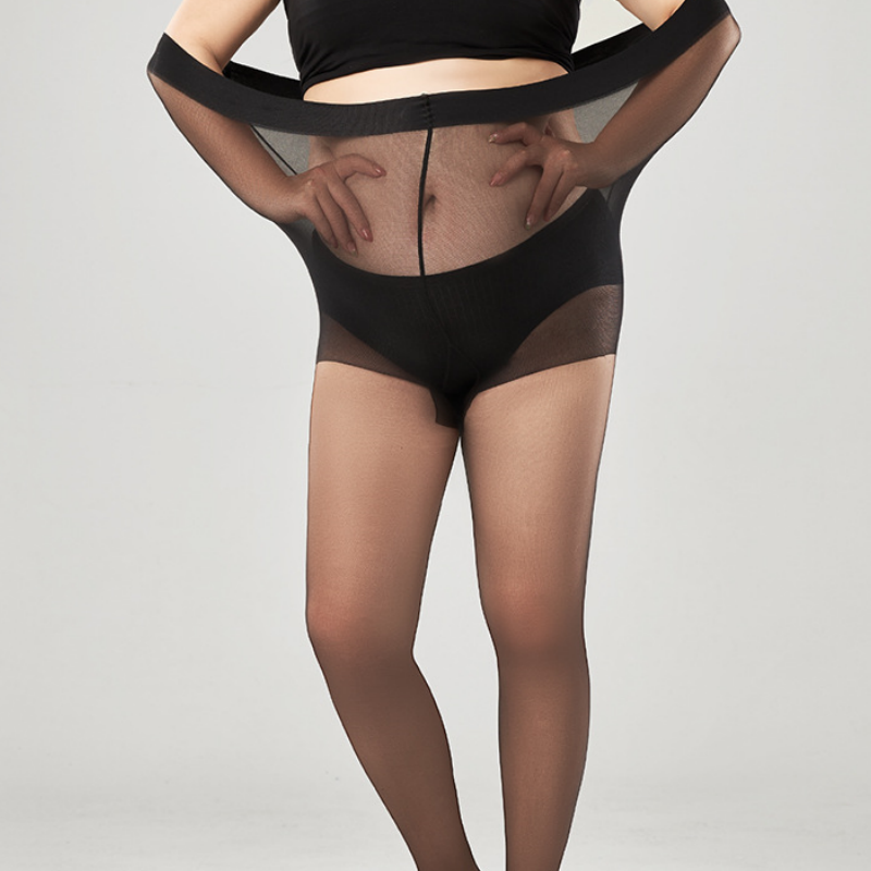 1+1 gratis 🎁Dünne, reißfeste Strumpfhose mit hohem Bund in großen Größen