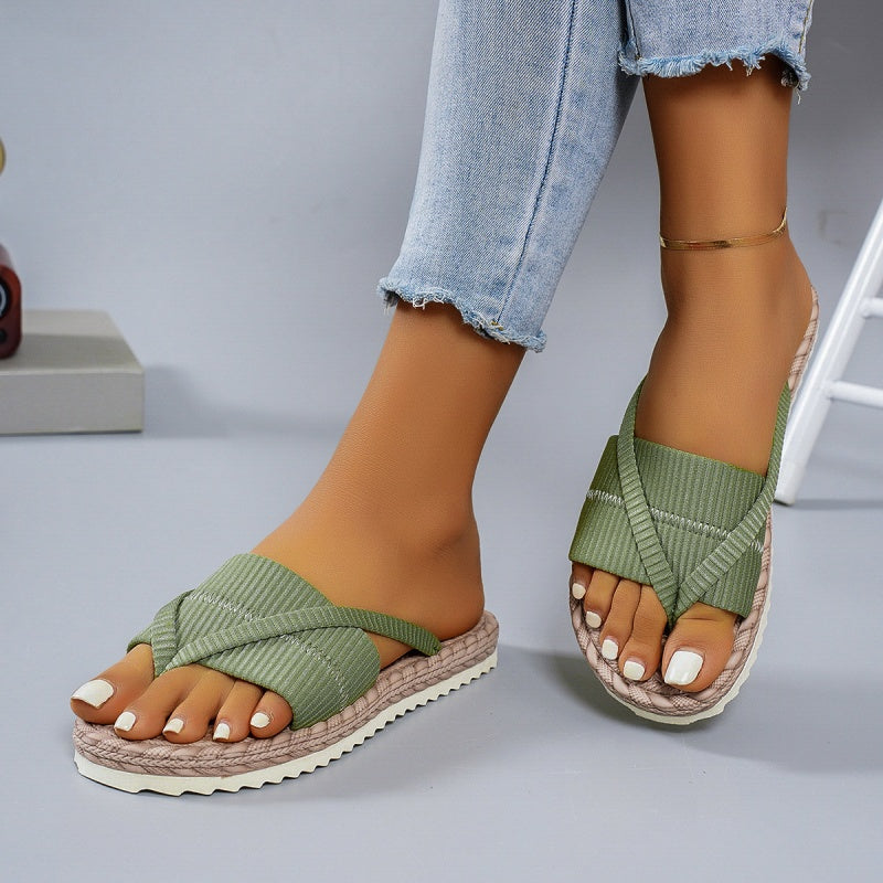58 % Rabatt! 👡 Modische Zehentrenner | Leicht & flexibel + Gepolsterte Einlegesohle – Must-have für Strandurlaub & Pool 🌊☀️