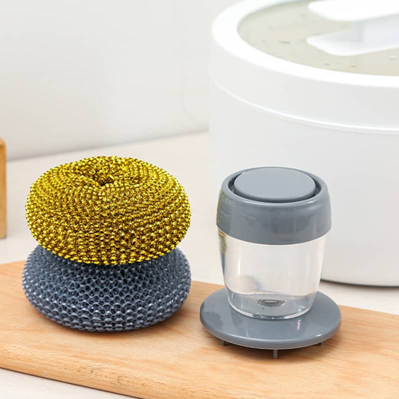 📢📢50 % Rabatt!! ⏰ Palm Bürste Abwaschbürste mit Integriertem Spülmittelspender – Praktisch, Ergonomisch & Ideal Für Effizientes Spülen In Der Küche 💧