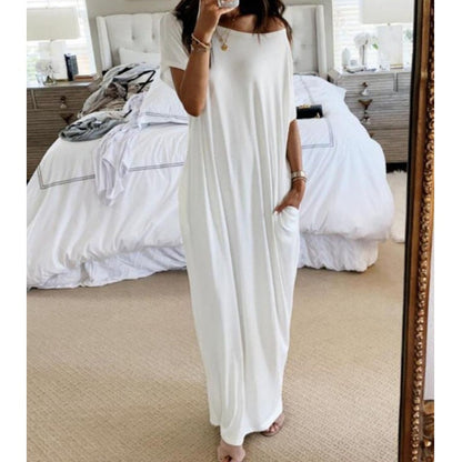 🏆 Bestseller – Damen Sommerkleid ☀️👗 leicht, schnell trocken, pflegeleicht – für Zuhause , Urlaub  & Spaziergänge 🌿