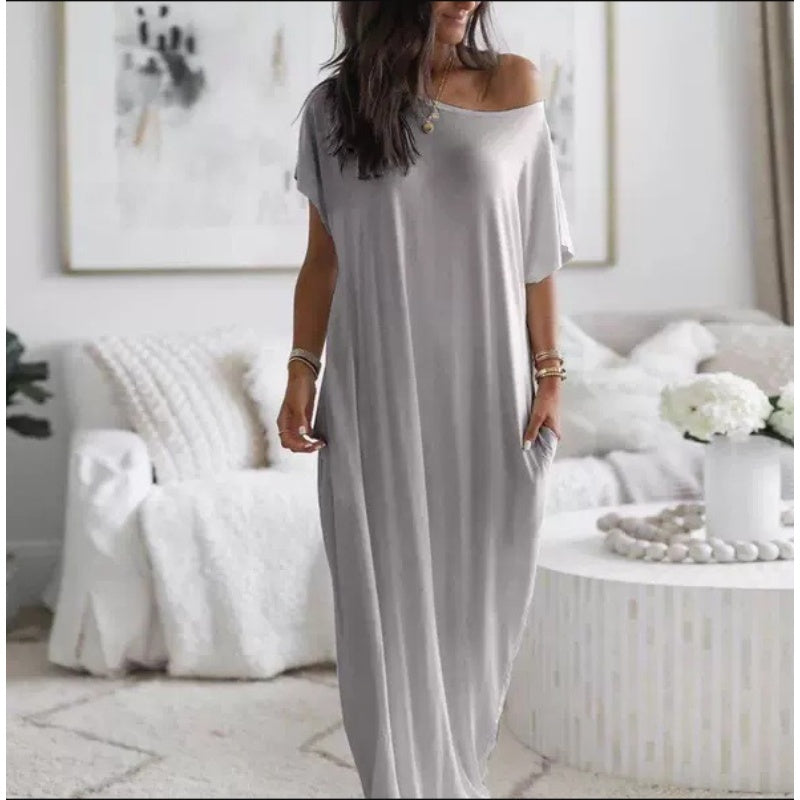 🏆 Bestseller – Damen Sommerkleid ☀️👗 leicht, schnell trocken, pflegeleicht – für Zuhause , Urlaub  & Spaziergänge 🌿