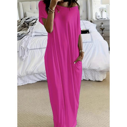 🏆 Bestseller – Damen Sommerkleid ☀️👗 leicht, schnell trocken, pflegeleicht – für Zuhause , Urlaub  & Spaziergänge 🌿