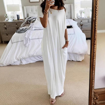 🏆 Bestseller – Damen Sommerkleid ☀️👗 leicht, schnell trocken, pflegeleicht – für Zuhause , Urlaub  & Spaziergänge 🌿