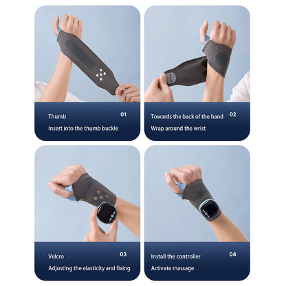 ✨HEISSER ABVERKAUF 50% RABATT✨Beheizbare Handgelenkbandage mit elektrischem Massagegerät