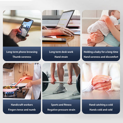 ✨HEISSER ABVERKAUF 50% RABATT✨Beheizbare Handgelenkbandage mit elektrischem Massagegerät