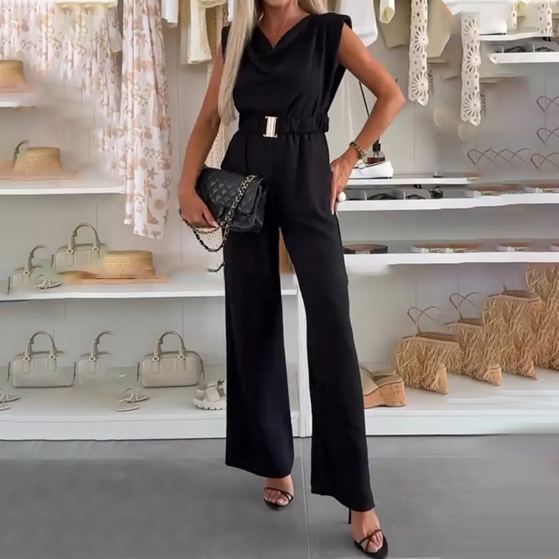 ⏰ 50 % Rabatt für kurze Zeit! 💫  Elegante Fallover-Jumpsuit – streckt die Figur, schmeichelt der Silhouette und meistert jeden Anlass mit nur einem Teil ✨