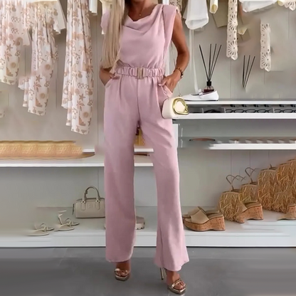 ⏰ 50 % Rabatt für kurze Zeit! 💫  Elegante Fallover-Jumpsuit – streckt die Figur, schmeichelt der Silhouette und meistert jeden Anlass mit nur einem Teil ✨
