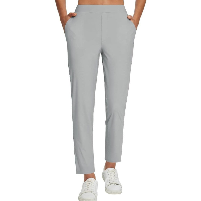 ⏳Begrenzte Zeit 50% Rabatt💥Elastische Damenhose mit hoher Taille und Reißverschlusstaschen