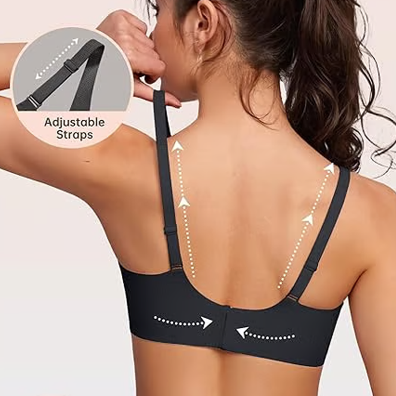 ⏳LIMITED: 2+1 gratis 🎁 Nahtloser Push-up-BH – tiefe V-Form, bügellos ✨ | TOP 2025