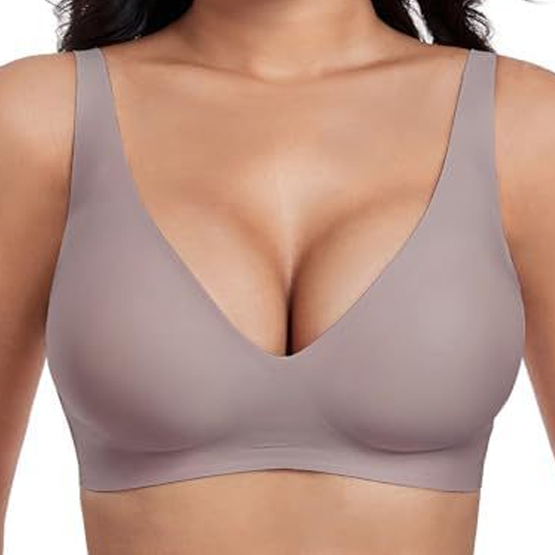 ⏳LIMITED: 2+1 gratis 🎁 Nahtloser Push-up-BH – tiefe V-Form, bügellos ✨ | TOP 2025
