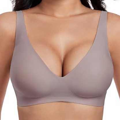 ⏳LIMITED: 2+1 gratis 🎁 Nahtloser Push-up-BH – tiefe V-Form, bügellos ✨ | TOP 2025