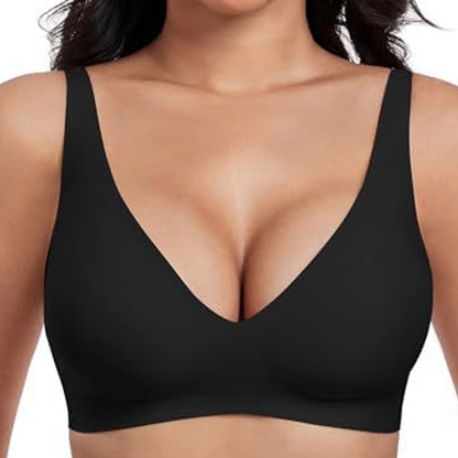 ⏳LIMITED: 2+1 gratis 🎁 Nahtloser Push-up-BH – tiefe V-Form, bügellos ✨ | TOP 2025