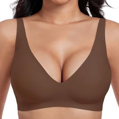 ⏳LIMITED: 2+1 gratis 🎁 Nahtloser Push-up-BH – tiefe V-Form, bügellos ✨ | TOP 2025