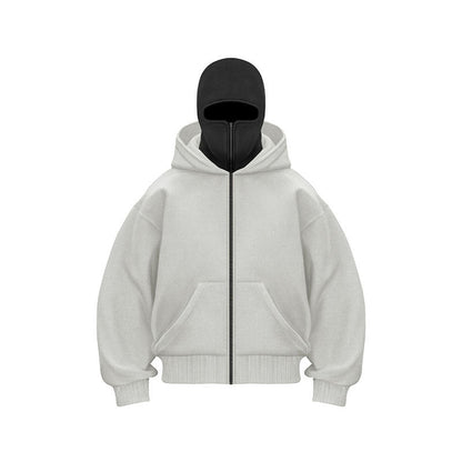 🔥Black-Friday-Mega-Angebot – 50 % Rabatt! Ninja Zip-Up Hoodie für Herren & Damen – Rundumschutz
