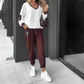 🎉KOSTENLOSER VERSAND🎉 Color-Block Pullover Hoodie & Jogginghose Set
