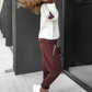 🎉KOSTENLOSER VERSAND🎉 Color-Block Pullover Hoodie & Jogginghose Set