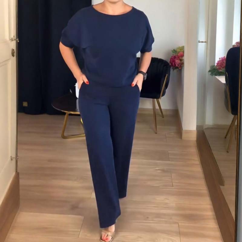 ⏳Zeitlich begrenztes Sonderangebot⏰ Elegantes 3-teiliges Set bestehend aus langem Cardigan, Oberteil und Hose💞