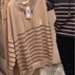 Casual two-piece striped sports sets