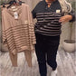 Casual two-piece striped sports sets