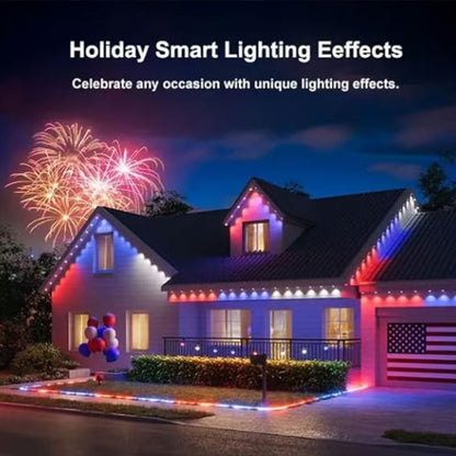 🎅Weihnachtsvorverkauf🎁Intelligente wasserdichte LED-Lichtleiste für den Innen- und Außenbereich💡