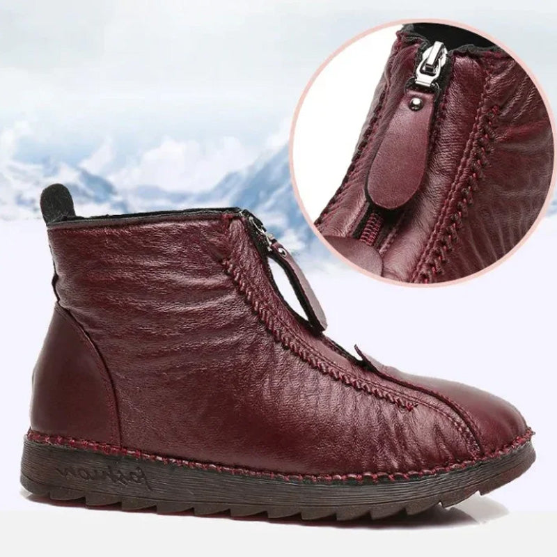 ❄️✨Warme Winterstiefeletten mit Reißverschluss für Damen
