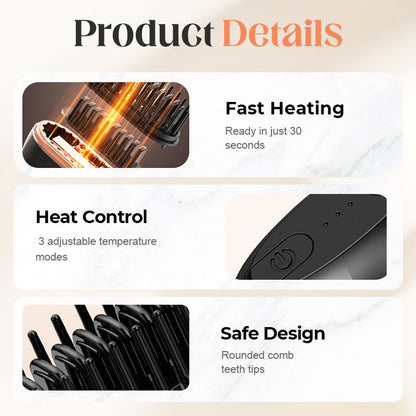 ✨LETZTER TAG VERKAUF 50% RABATT✨Schnurloser Mini-Haarglätter Kamm