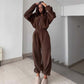 Cozy Warm Zip Front Jumpsuit