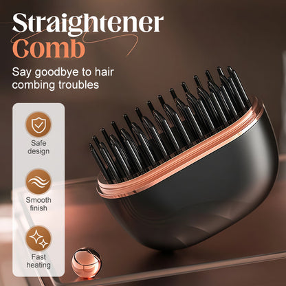 🏆47% RABATT⚡🔥Mini-Haarglätterkamm ohne Kabel